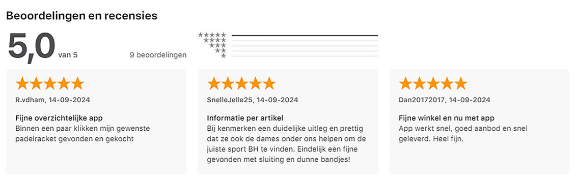 Vergeet geen Review achter te laten!